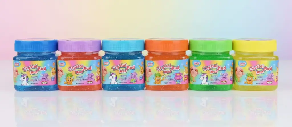 Crystal Clay Jumbo Slime Jars Pack on 3